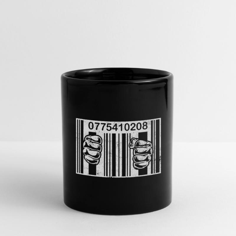 PIEGE À CONSOMMATION BLANC POUR CODE À BARRES Mug uni