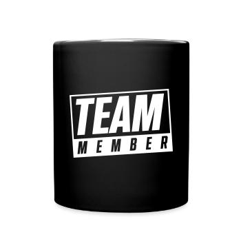 timbre de membre de l'équipe - Mug uni - noir - Devant