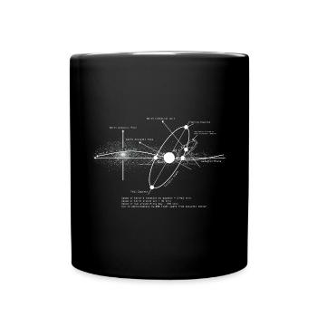 Amateurs d'astronomie des systèmes solaires - Mug uni - noir - Devant