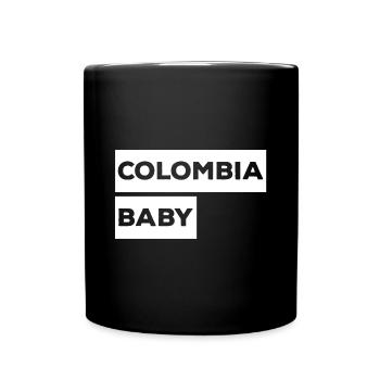Colombia Baby - Tasse einfarbig - Schwarz - Vorne
