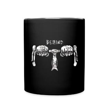 Vélo de course - Mug uni - noir - Devant
