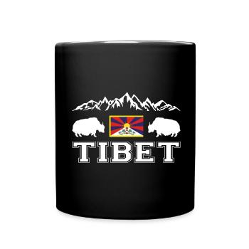 Tibet - Full Colour Mug - black - Front