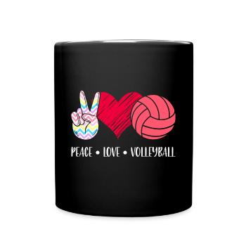 Volleyball Volleyball Beach Volleyball Cadeau - Mug uni - noir - Devant