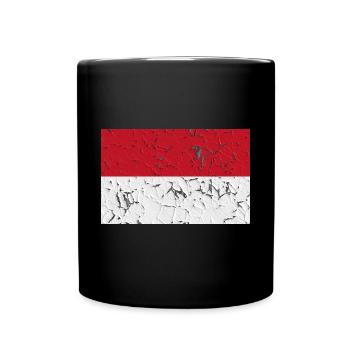Indonesien - Tasse einfarbig - Schwarz - Vorne