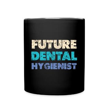 Future dental hygienist lover Dentalas - Full Colour Mug - black - Front