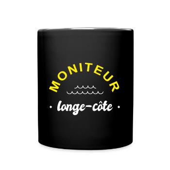 moniteur longe cote coach longe-côte - Mug uni - noir - Devant