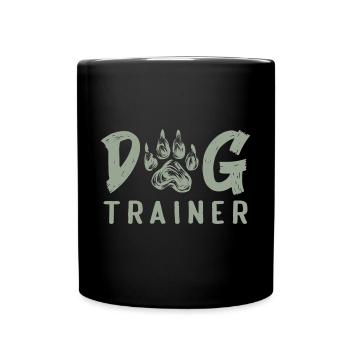 Dog Trainer - Tasse einfarbig - Schwarz - Vorne