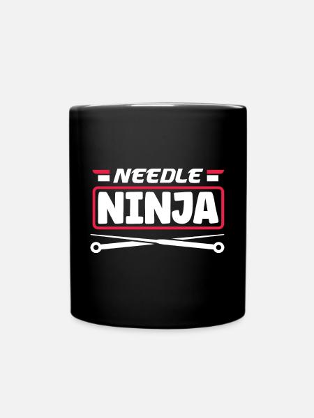 Acupuncture Acupuncturist Needle Ninja - Tasse einfarbig - Schwarz