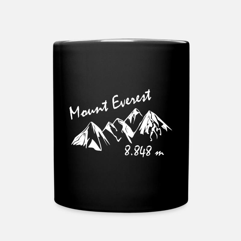 Mont Everest - Mug uni - noir