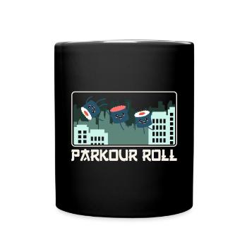 Parkour Freerunning Traceur - Tasse einfarbig - Schwarz - Vorne
