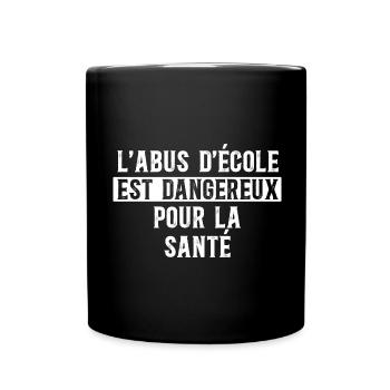 Blague Vacances Enseignants Maitres D'École - Mug uni - noir - Devant
