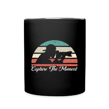 Cameraman Gift for Photographer - Full Colour Mug - black - Front