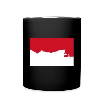 Indonesien - Tasse einfarbig - Schwarz - Vorne