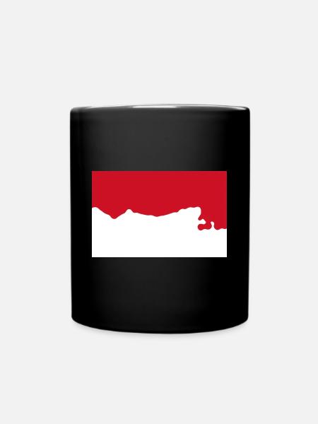 Indonésie - Mug uni - noir