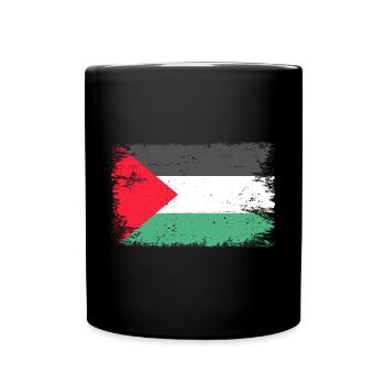 Palästina - Tasse einfarbig - Schwarz - Vorne
