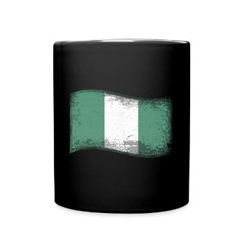 Nigeria Vintage - Full Colour Mug - black - Front