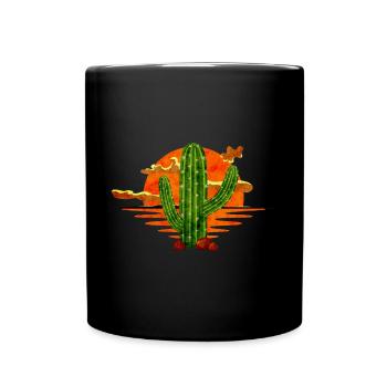 Cactus - Mug uni - noir - Devant