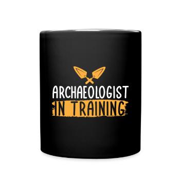 Archaeology Gift Archaeologist - Full Colour Mug - black - Front