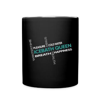 eisbaderin kneipp kryotherapie icebath-queen - Tasse einfarbig - Schwarz - Vorne
