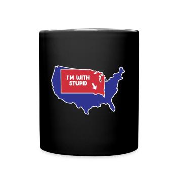 South Dakota Design für patriotische South Dakotan - Tasse einfarbig - Schwarz - Vorne