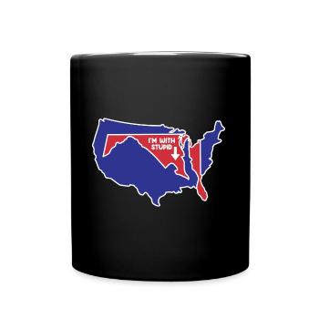 Maryland State Design für patriotische Marylander - Tasse einfarbig - Schwarz - Vorne