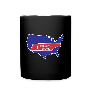 Tennessee Design für patriotische Tennesseaner - Tasse einfarbig - Schwarz - Vorne