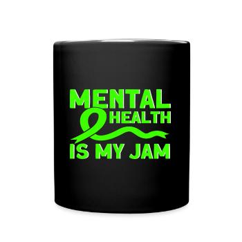 Sensibilisation à la santé mentale Grüne Schlei - Mug uni - noir - Devant