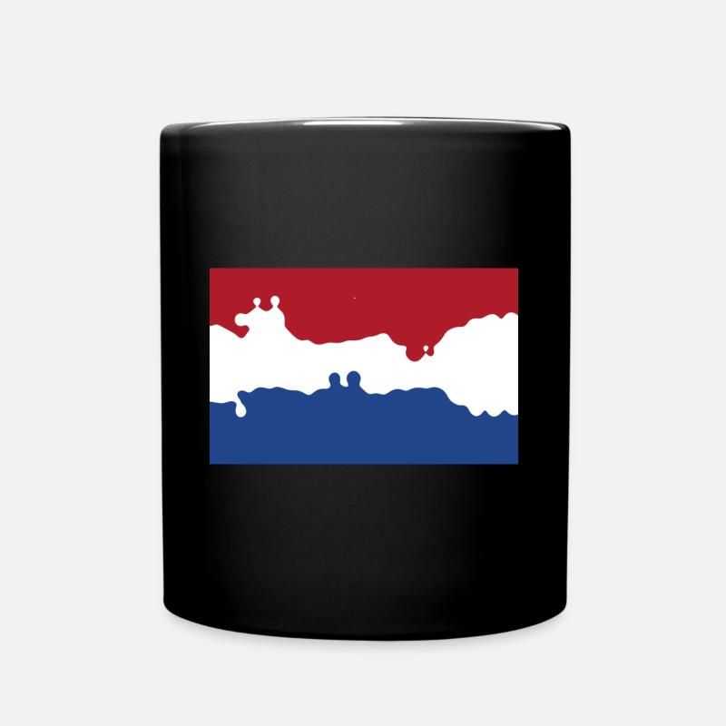 Niederlande - Tasse einfarbig - Schwarz