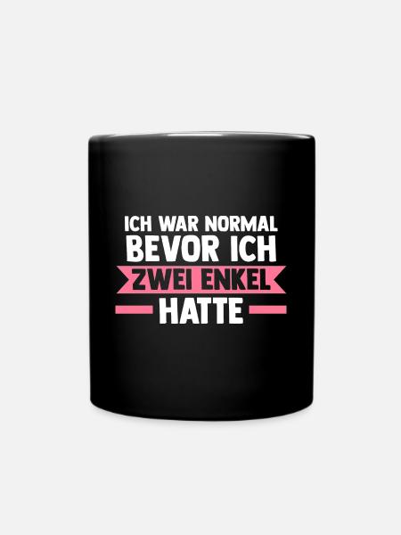 Großmutter Großmama Omi Oma - Tasse einfarbig - Schwarz