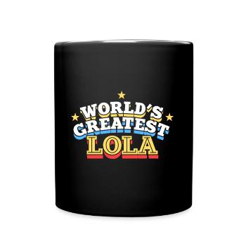 Großartiges Lola Filipino Design für stolze Pinoys - Tasse einfarbig - Schwarz - Vorne