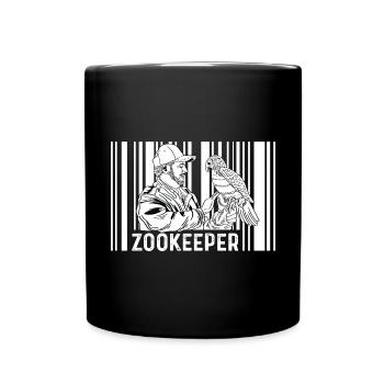 Zookeeper Retro Zoologist Cadeau - Mug uni - noir - Devant