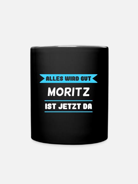 Moritz Name Design für stolze Moritz - Tasse einfarbig - Schwarz