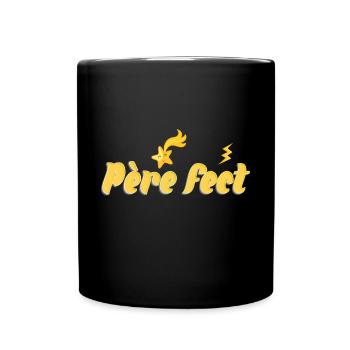 Père fect - Mug uni - noir - Devant
