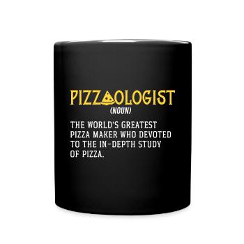 Pizza Baker Pizza Lovers Pizza Gift - Full Colour Mug - black - Front