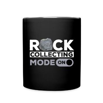 Rockhound Geology Rock Collecting Stone Collectors - Full Colour Mug - black - Front
