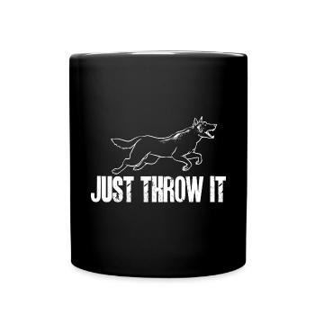 Malinois Belgian Shepherd Mechelaar Dog - Full Colour Mug - black - Front