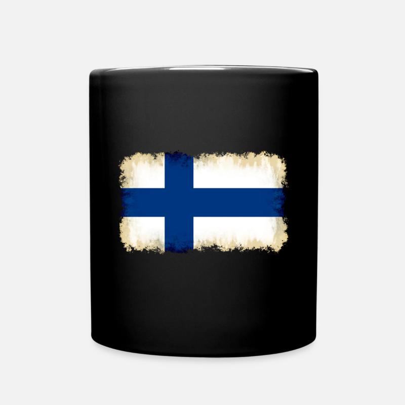 Finlande - Mug uni - noir