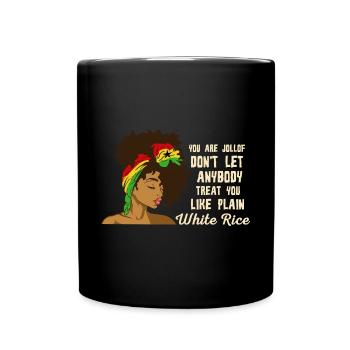 Ghana Ghanaian Flag Woman Princess I Gift - Full Colour Mug - black - Front