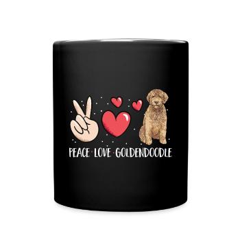 Goldendoodle Doodle Chien - Mug uni - noir - Devant
