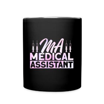 Faculté de médecine agréée de l’AMC - Mug uni - noir - Devant