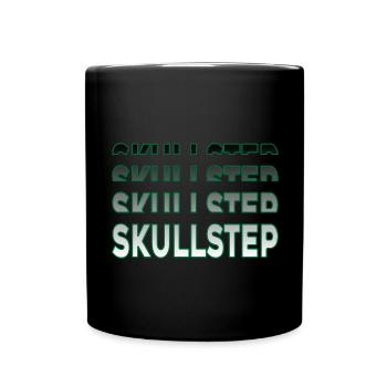 Skullstep Drum and Bass Green Remix - Tasse einfarbig - Schwarz - Vorne