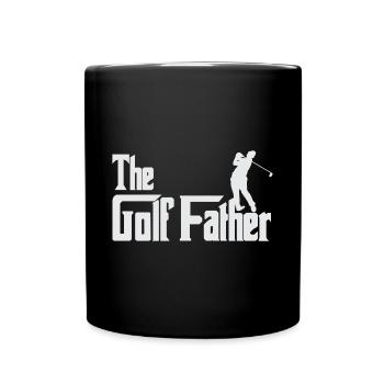 Golf Geschenk Witz Golfspieler Golfer - Tasse einfarbig - Schwarz - Vorne