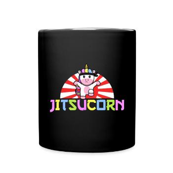 Brazilian Jiu Jitsu MMA Bjj Hugger - Tasse einfarbig - Schwarz - Vorne