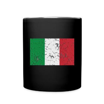 Italy - Full Colour Mug - black - Front