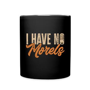 Mushroom picking Mushroom picking Mushrooms Foraging - Full Colour Mug - black - Front
