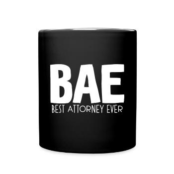 Bae Best Attorney Ever - Mug uni - noir - Devant