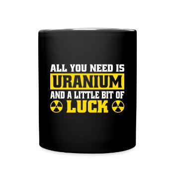 Nuclear Engineer Nuclear Technology Nuclear Energy - Full Colour Mug - black - Front