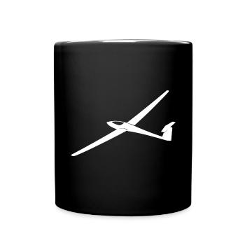 Glider Thermal - Autocollant Vintage Planeur - Mug uni - noir - Devant
