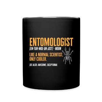 Insect collectors, insects, beetle lovers, entomologists - Full Colour Mug - black - Front