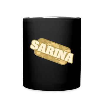 Natur Sarina - Tasse einfarbig - Schwarz - Vorne